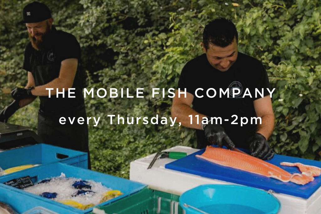 Mobile Fish Stall: every Thursday from 11am until 2pm